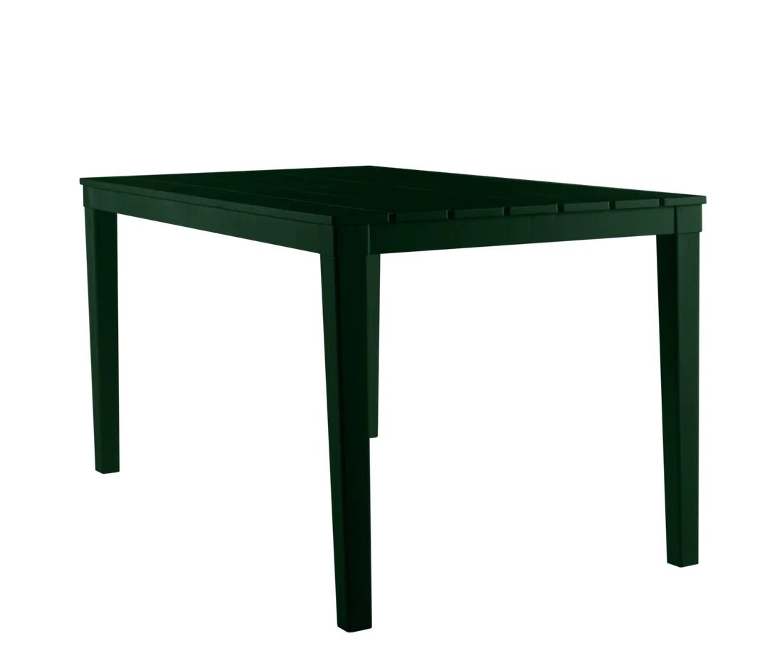 Стол пластиковый Прованс арт.ЭП 762938тз прямоугольный (темно-зеленый)