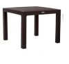 Стол пластиковый RATTAN арт. 95x95см квадратный (коричневый) - 2