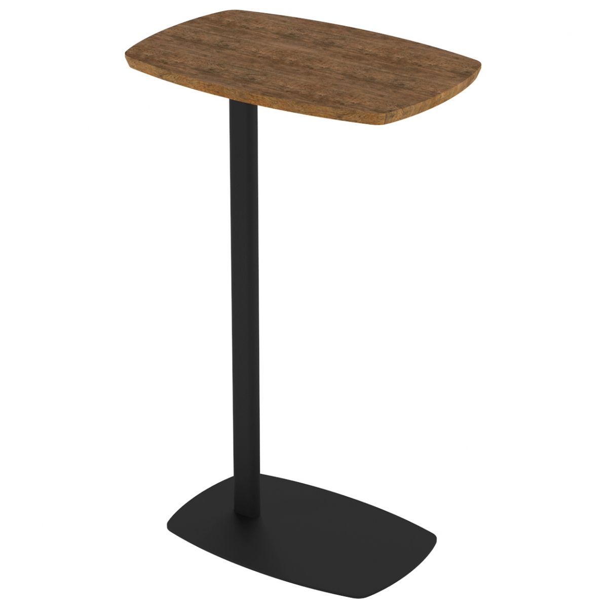 Стол придиванный Дей дуб американский-черный