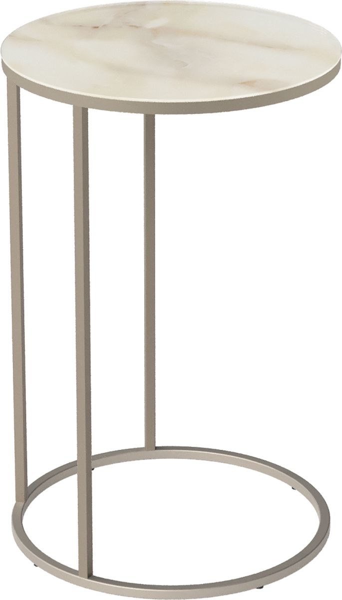 Стол придиванный Калифорния Остин УФ бежевый оникс