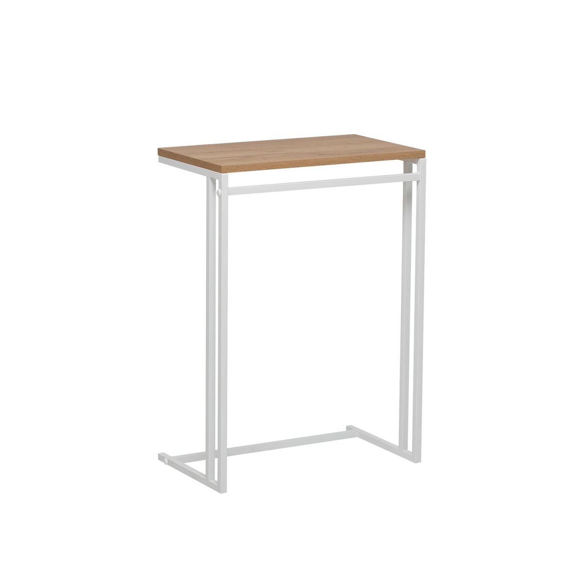 Стол приставной Leset Стилвуд 1, Белый Дуб крафт золотой