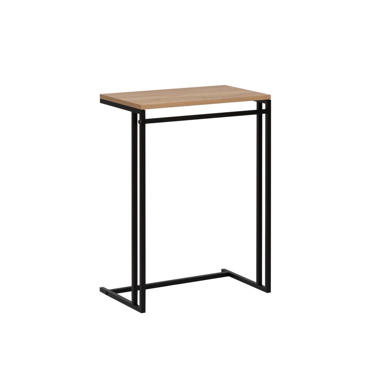 Стол приставной Leset Стилвуд 1, Чёрный Дуб крафт золотой