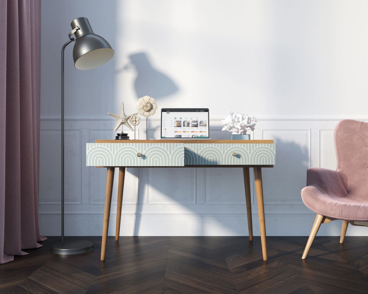 Стол рабочий "Berber" малый принт 34