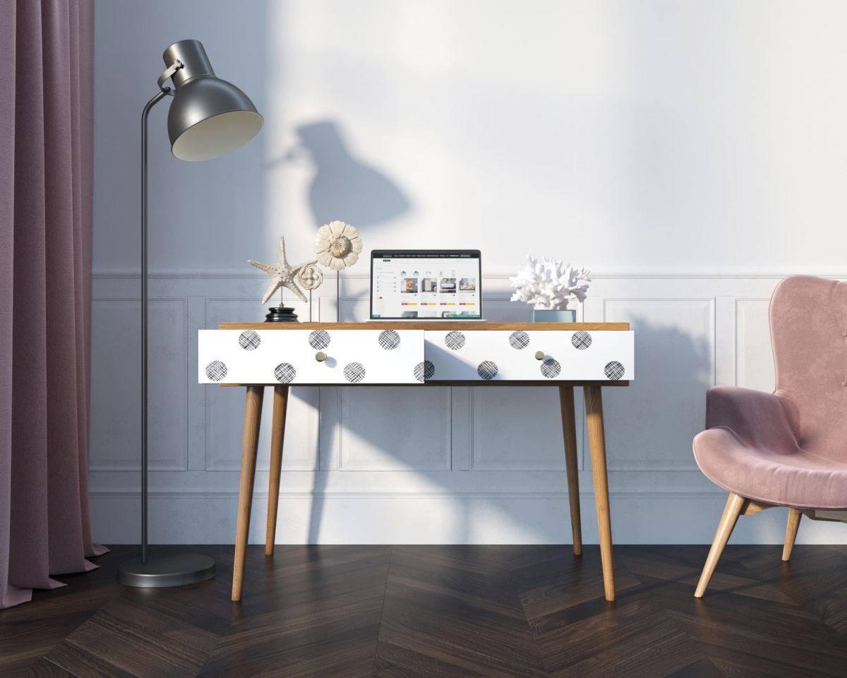 Стол рабочий "Berber" малый принт 35