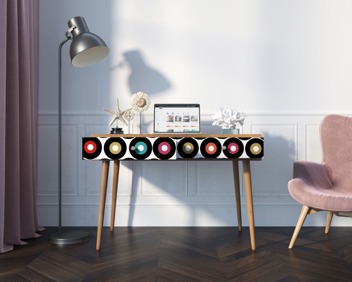 Стол рабочий "Berber" малый принт 37