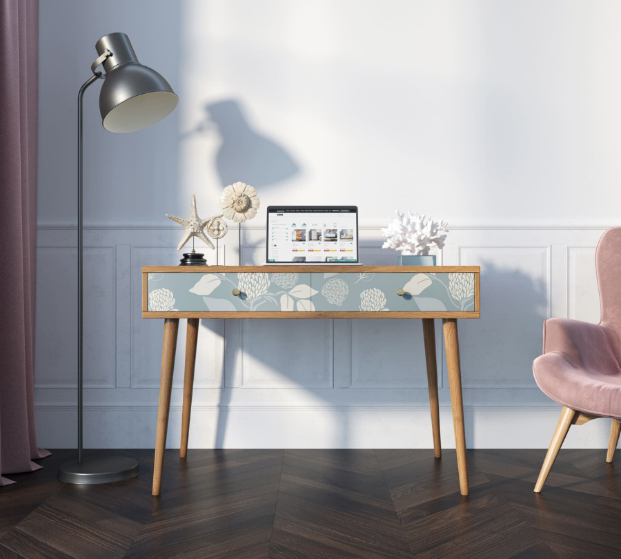 Стол рабочий "Berber" малый принт 39