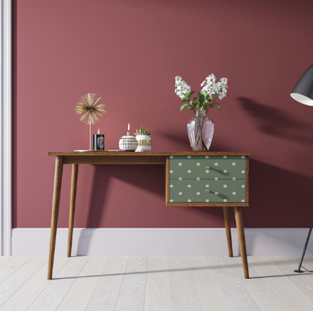 Стол рабочий "Berber" принт 12 с одной тумбой