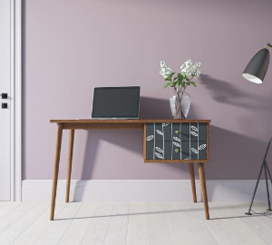 Стол рабочий "Berber" принт 18 с одной тумбой