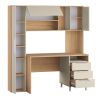 Стол рабочий Комфорт 12.95 N, Дуб сонома, Сатин - 3
