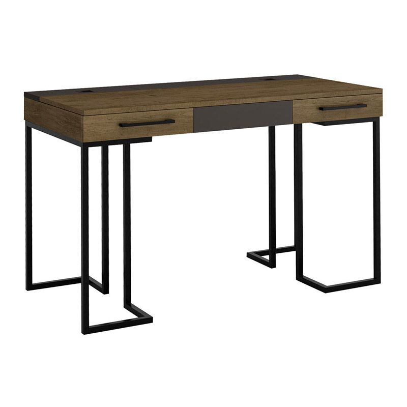 Стол рабочий Loft Дуб табак-Графит 4003605H_Табак