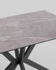 Стол раскладной Marmer 120-180х80х76 керамика антрацит - 7