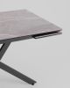 Стол раскладной Marmer 120-180х80х76 керамика антрацит - 8