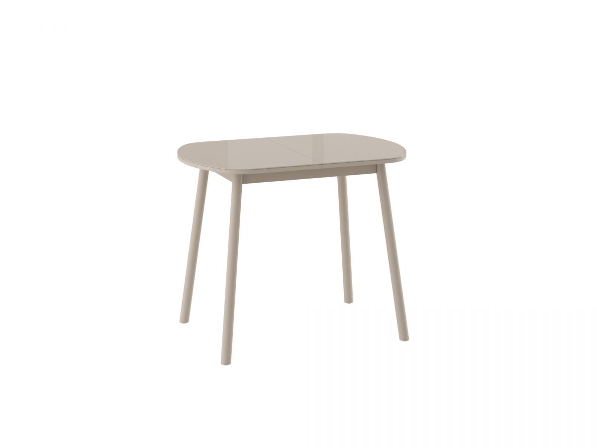 Стол Раунд мини, Стекло, Капучино