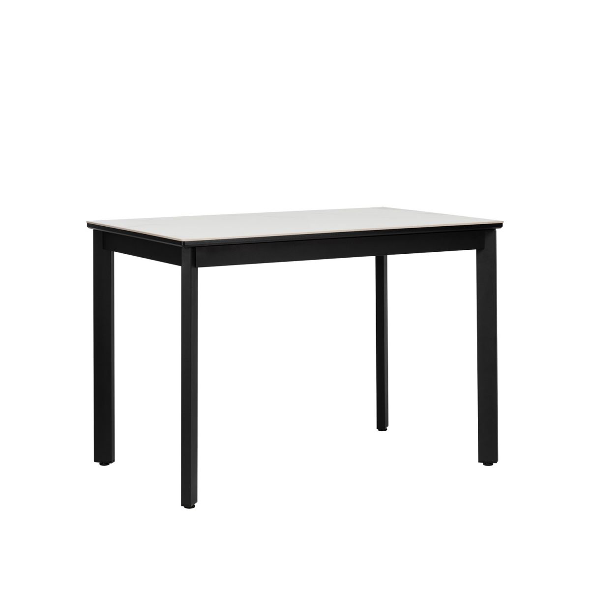 Стол раздвижной Leset Айлин 2Р Чёрный, Белый мрамор
