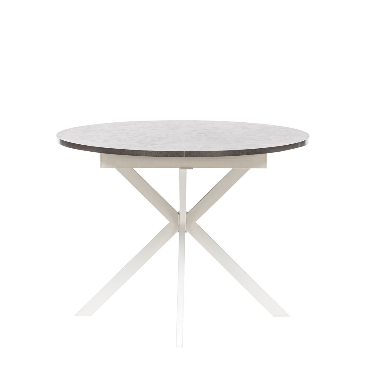 Стол раздвижной Leset Капри Белый, Камень темный