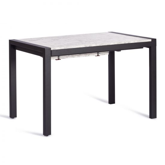 Стол раздвижной SVAN (mod. 1011) ЛДСП+меламин-металл, 120+67 x 74 x 75 см, сосна-чёрный