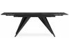 Стол стеклянный Дарвин 140(200)х80 черный мрамор - черный - 4