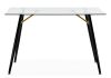 Стол стеклянный Holms 120x80x75 clear - black - 2