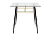 Стол стеклянный Holms 120x80x75 clear - black - 3