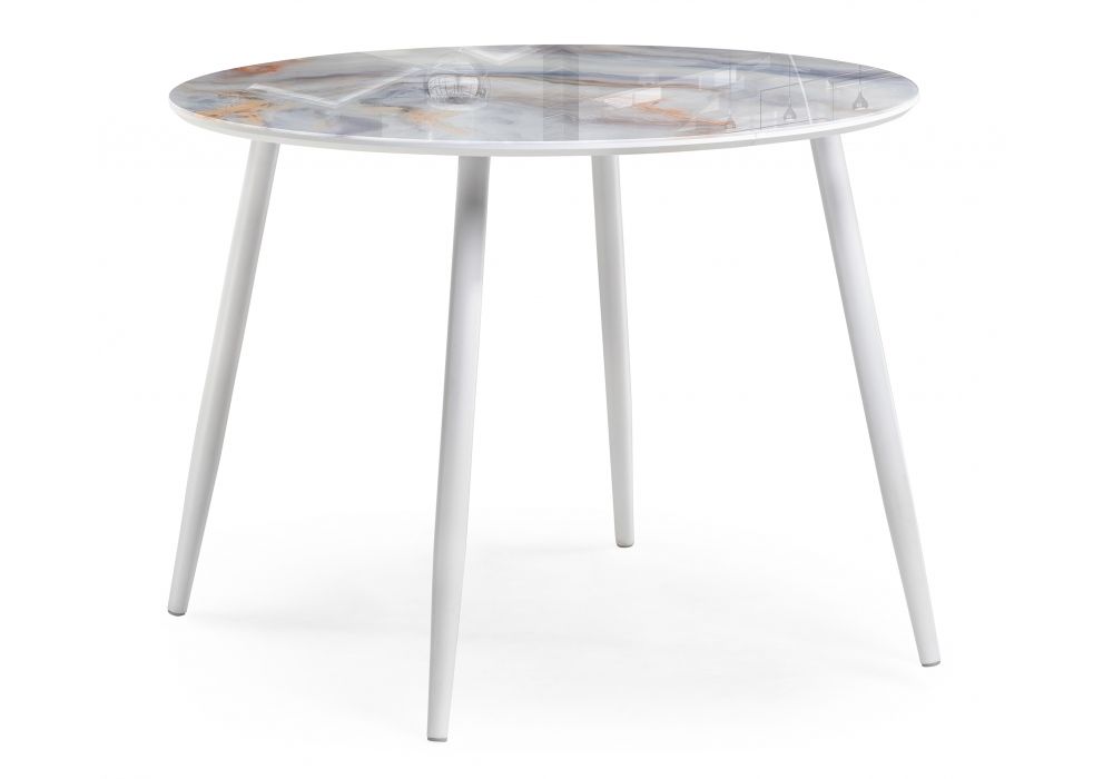 Стол Кловис кианит - белый