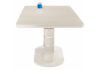 Стол стеклянный Plas 140 beige - 5