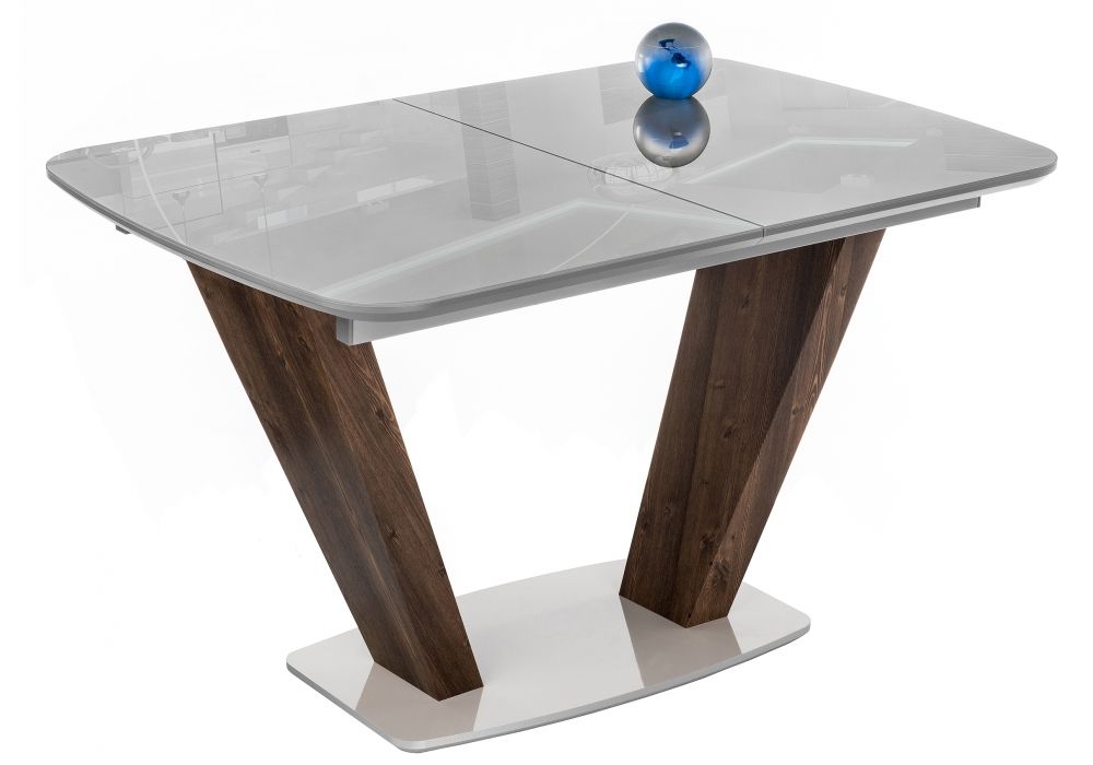 Стол Стол на тумбе Петир орех кантри - серый