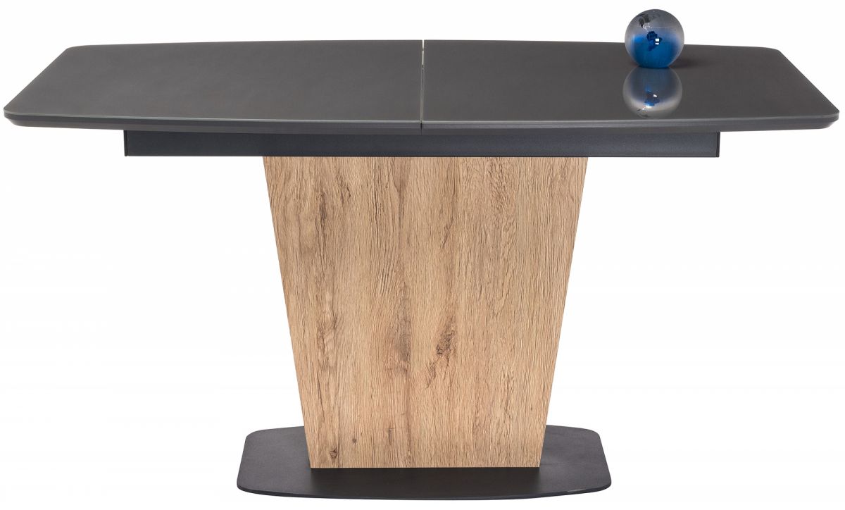 Стол Теон графит - дуб антор натуральный