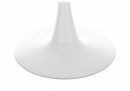 Стол стеклянный Tulip 90 super white glass - 4