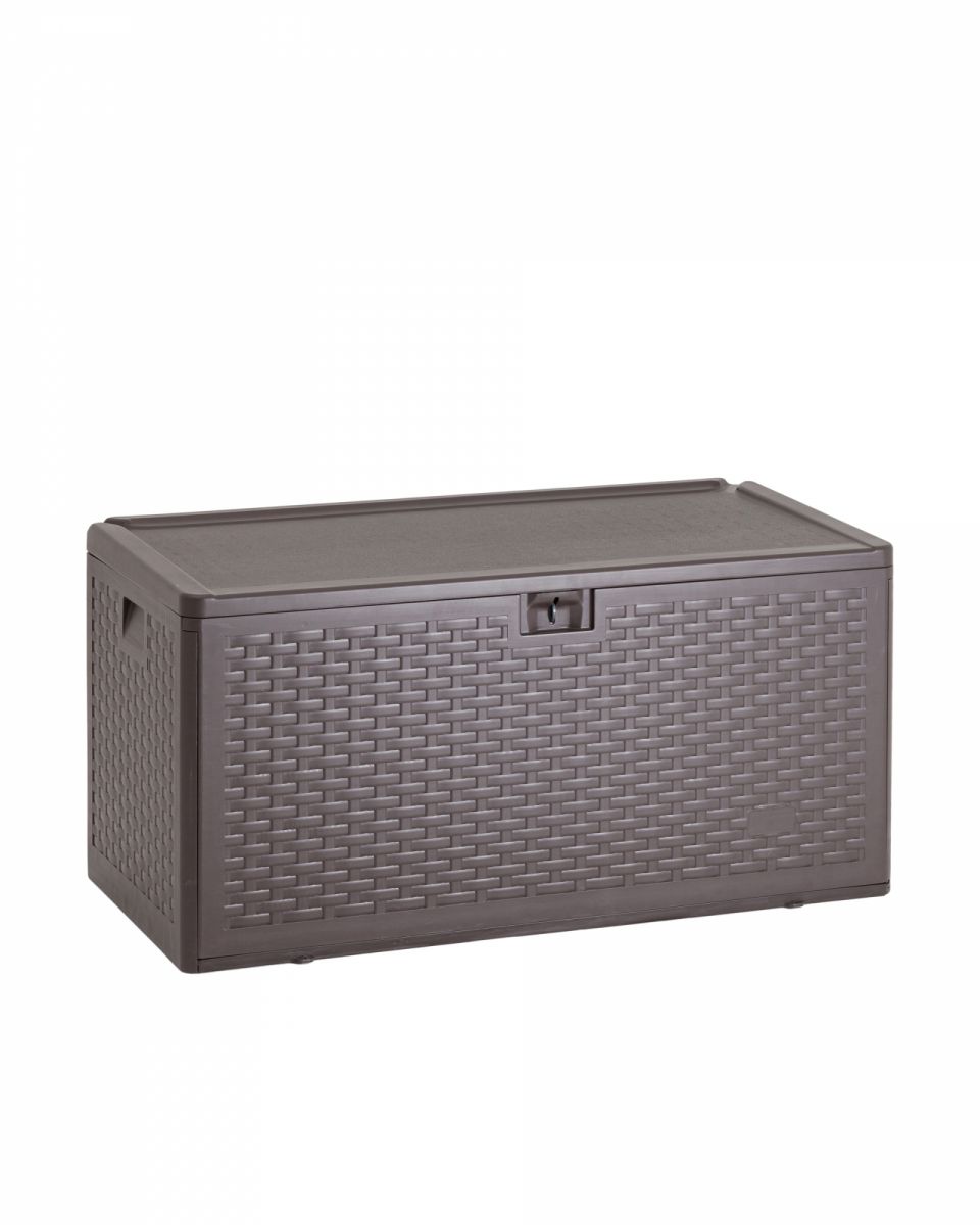 Стол-сундук Кейт пластик 110х55 см 276 л коричневый