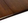 Стол TEODORO (mod. F-SHR3624RD W4) дерево гевея-мдф, 60x90(90x120)x76см, walnut (орех) - 4