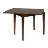Стол TEODORO (mod. F-SHR3624RD W4) дерево гевея-мдф, 60x90(90x120)x76см, walnut (орех) - 5