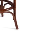 Стол THONET (mod.T9152) дерево вяз, 80х75 см, Темный Орех (№5) - 5