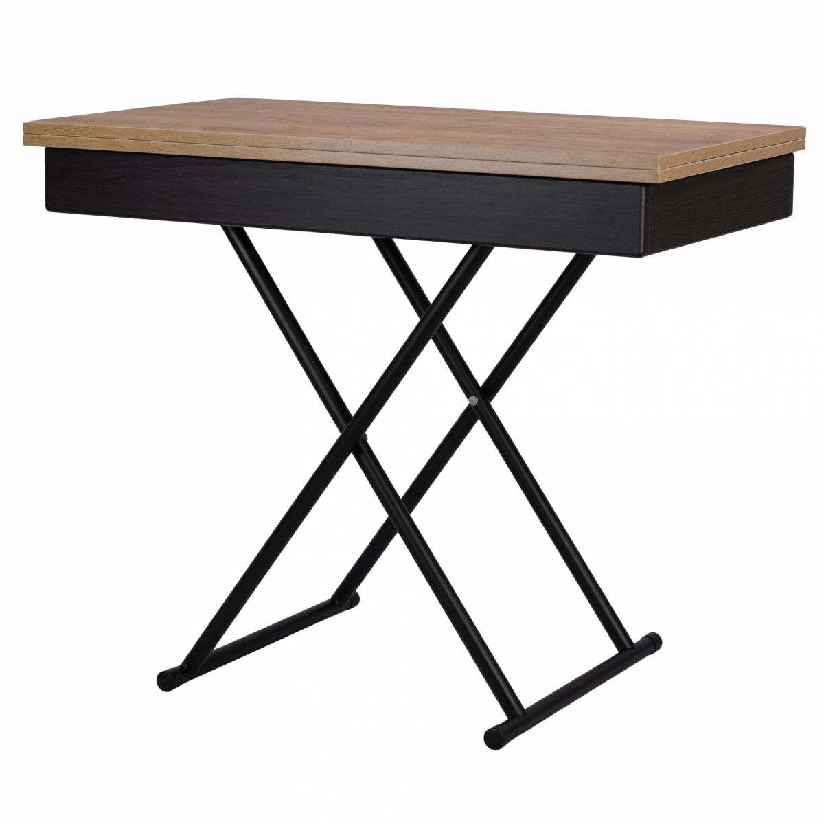 Стол-трансформер Лерон дуб крафт золотой-черный