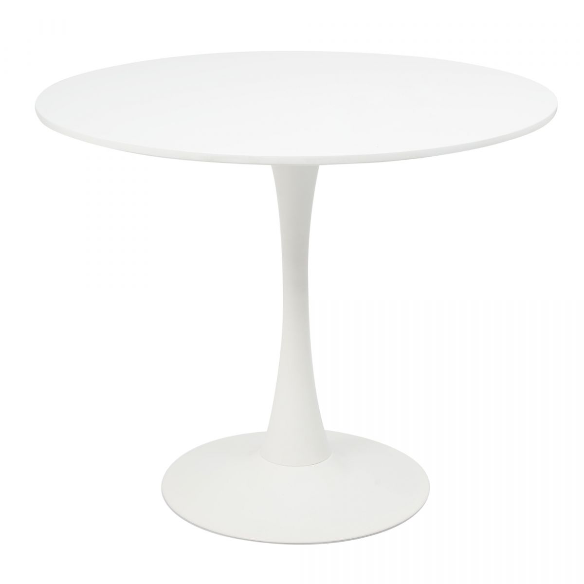 Стол TULIP (mod. 011) металл, мдф, 90 х 90 х 75 см, белый