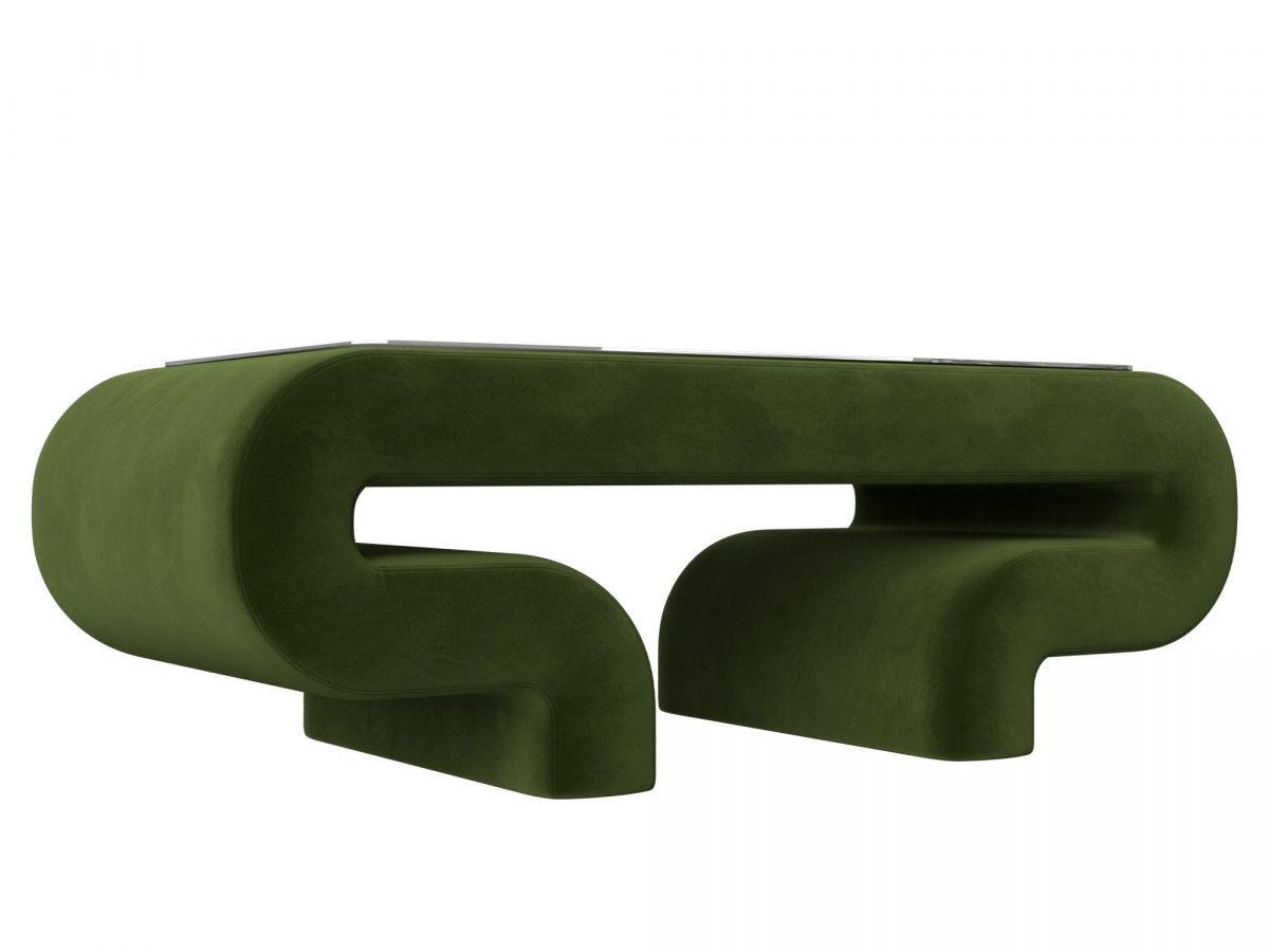 115756 Стол Волна | микровельвет | зеленый