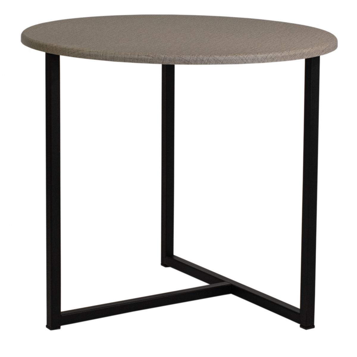 Стол журнальный BeautyStyle 27 текстиль темный-черный