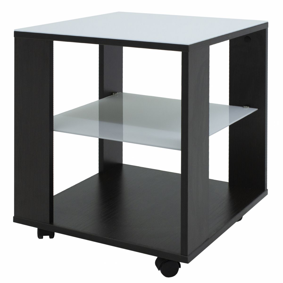 Стол журнальный BeautyStyle 6 венге-стекло белое