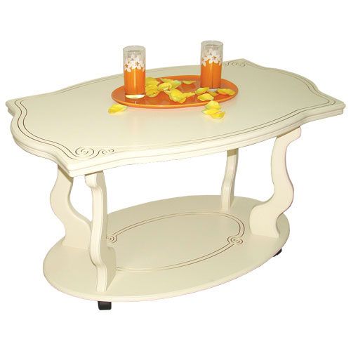 Стол журнальный Берже 3 слоновая кость