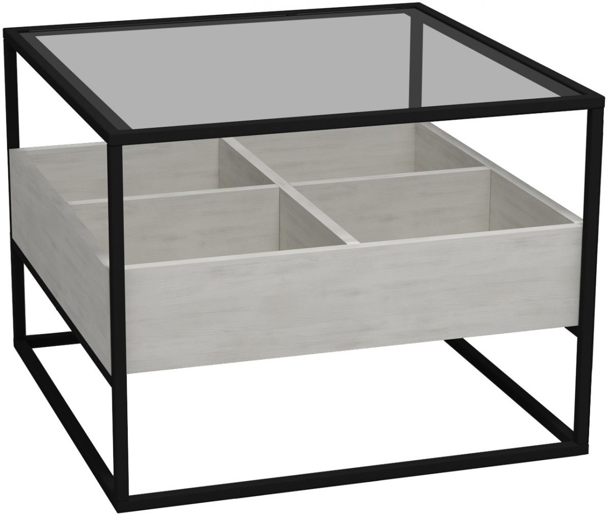 Стол журнальный Калифорния Кассо СЖ01 Выбеленное дерево