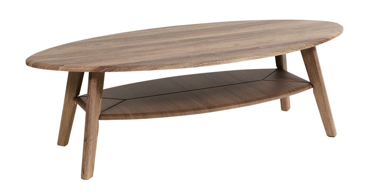 Стол журнальный Калифорния Серфинг грецкий орех-акация