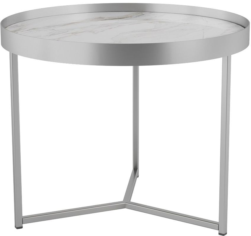 Стол журнальный Калифорния Тайлер Калакатта-Хром