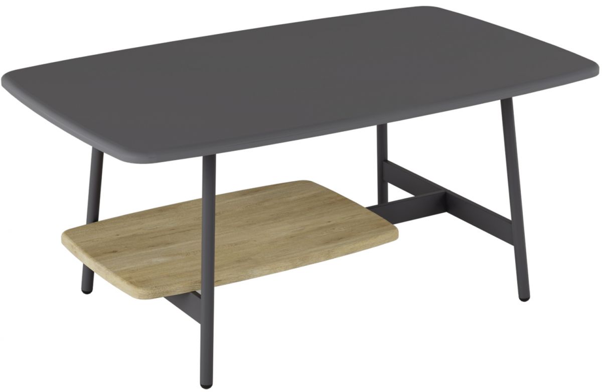 Стол журнальный Калифорния Юкон Графит-дуб сонома