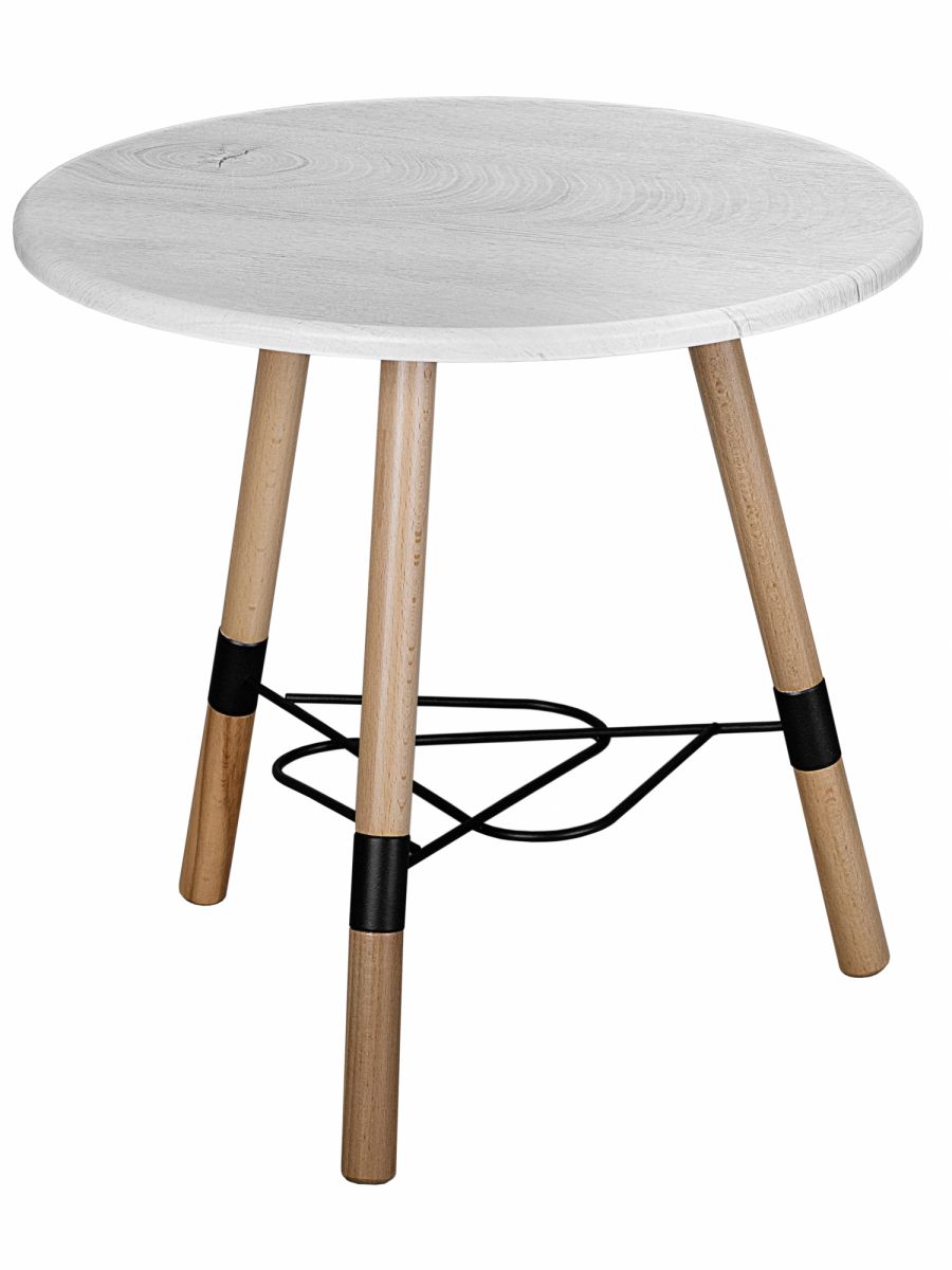 Стол журнальный Лючия 3103 серый бетон-бук-дуб дымчатый