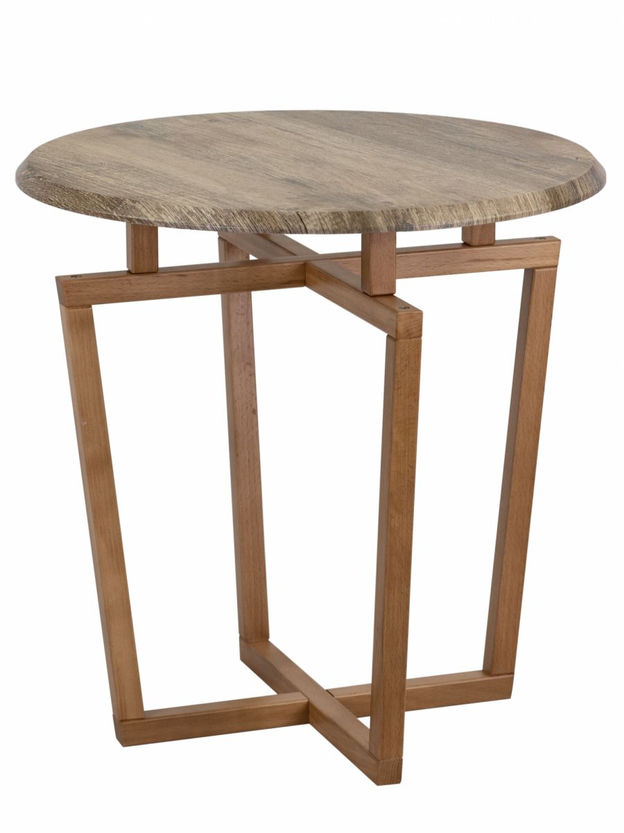 Стол журнальный Рилле 440 пленка дуб крымский состаренный- бук