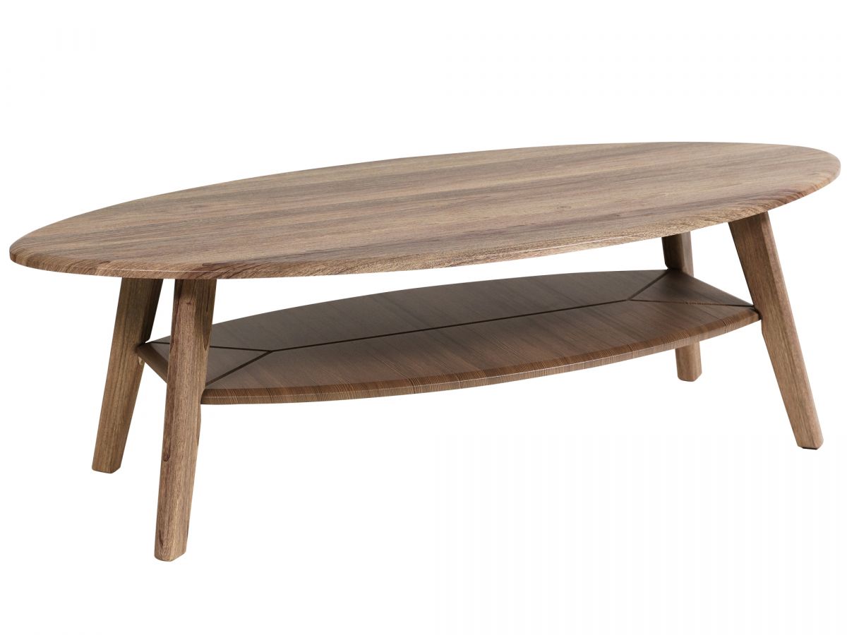 Стол журнальный Серфинг грецкий орех-акация