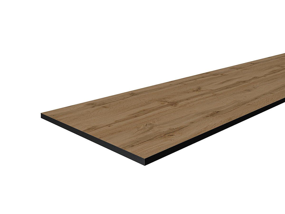 Столешница Hard-19 кромка с 4-х сторон Прямая Дуб натуральный 19x3000x600