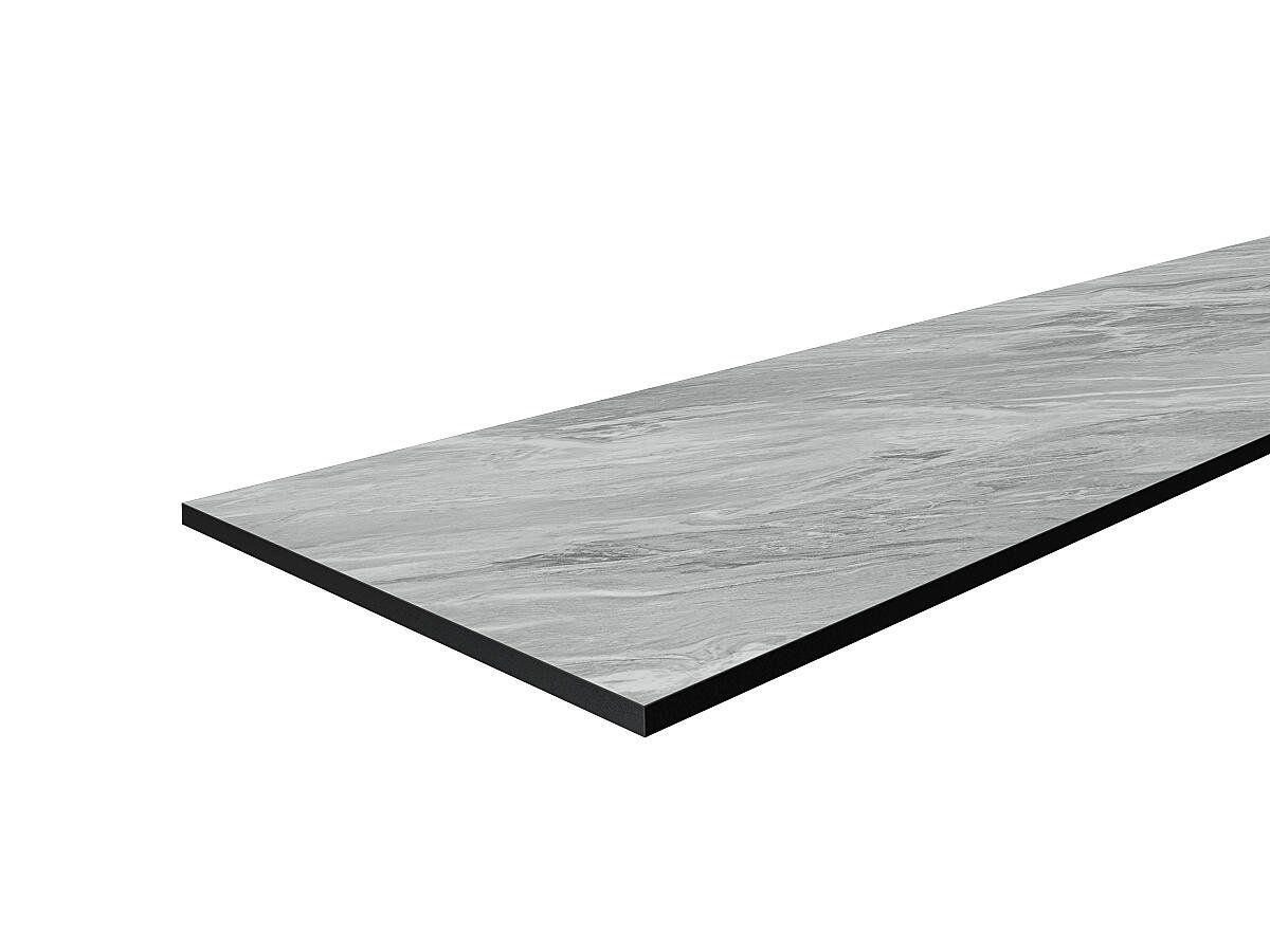 Столешница Hard-19 кромка с 4-х сторон Прямая Снежный мрамор 19x3000x600