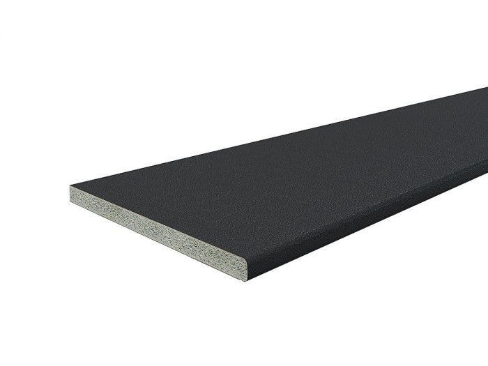 Столешница Hard-38U Прямая (упак.) Черный 38x3050x600