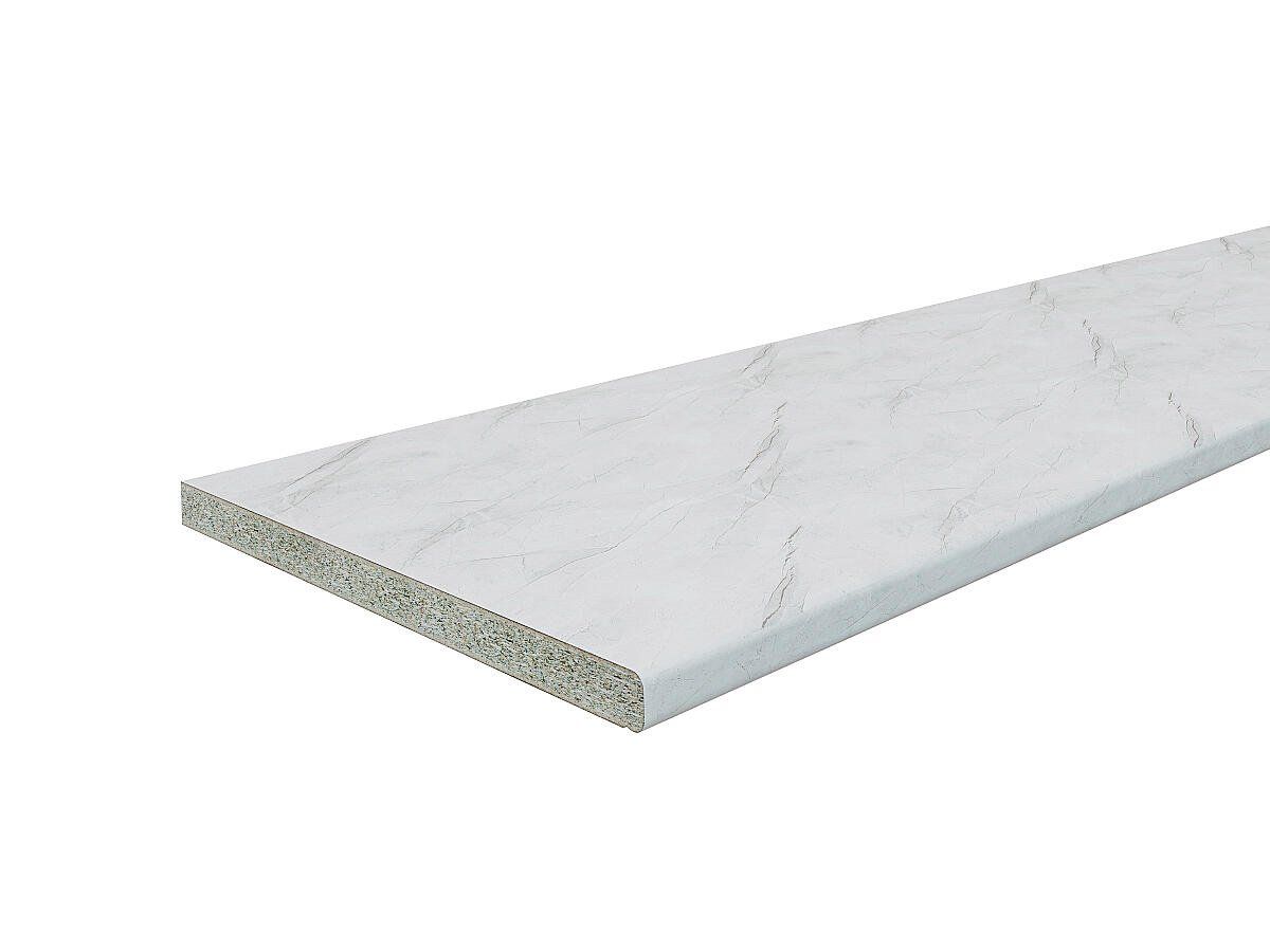 Столешница Hard-38U Прямая (упак.) Мрамор жемчужный 38x3050x600