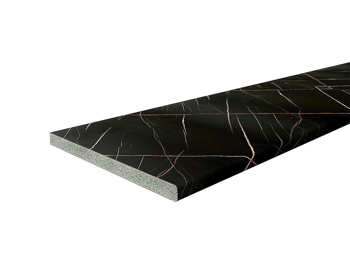 Столешница Hard-38U Прямая (упак.) Пирит темный 38x3050x600